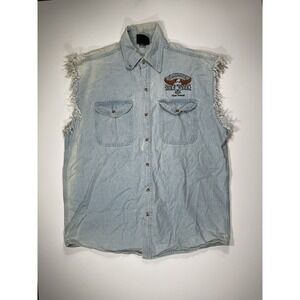 Bikerwear USA Florida Bike Week 2013 Daytona Beach Sleeveless Vest 72nd Annual